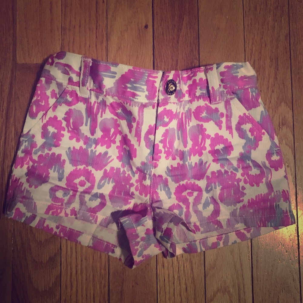 Lilly Pulitzer Girls Mini Callahan Shorts, Sz 6